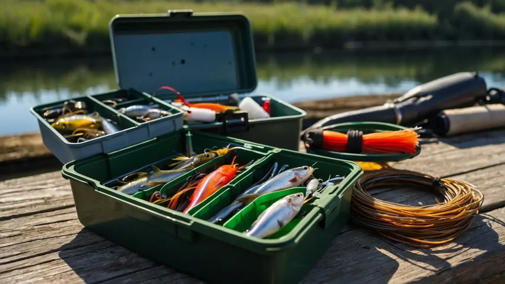 Best fishing gear for beginners: Spinning rod, reel, and tackle box